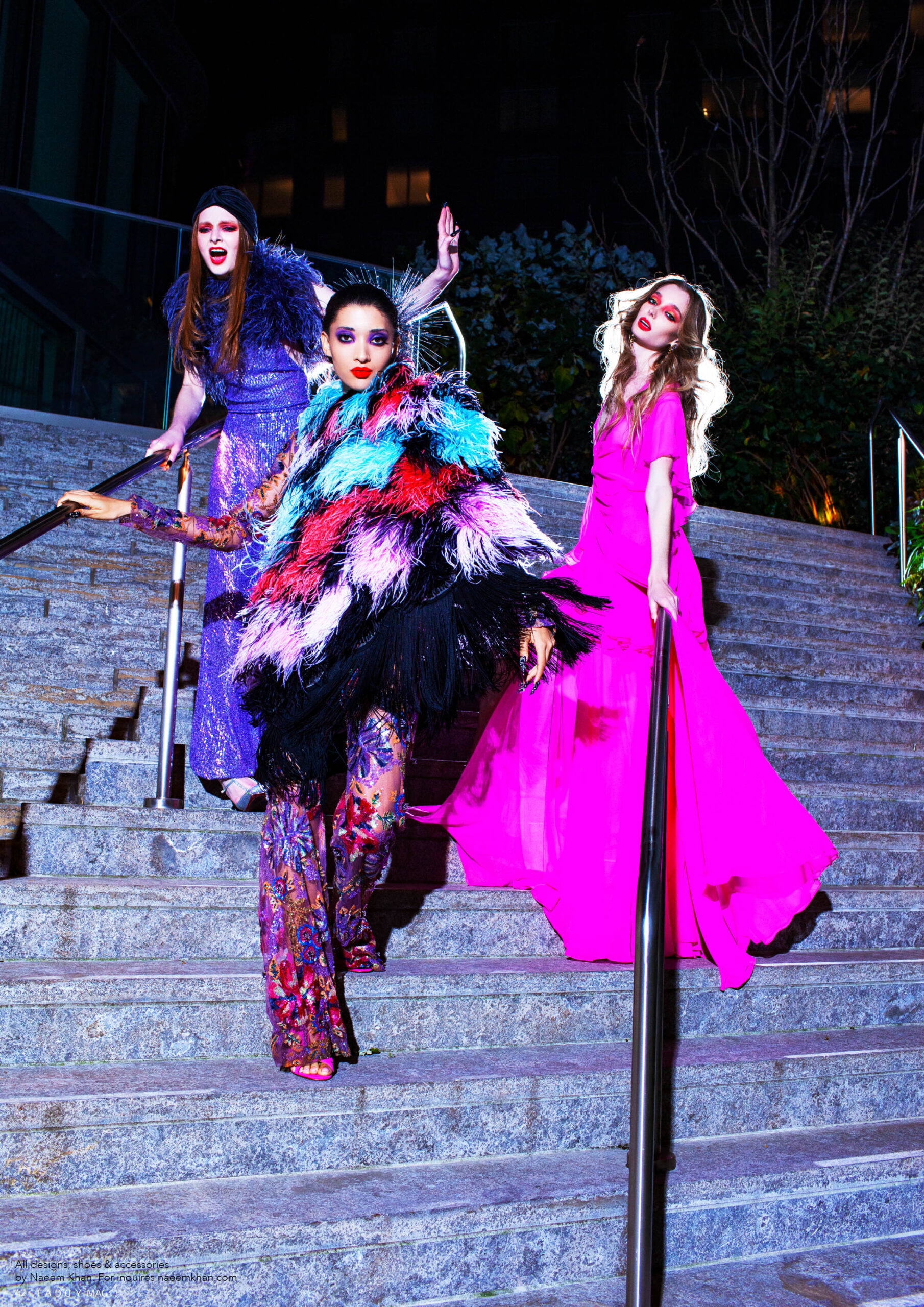FADDY MAGAZINE USA NAEEM KHAN produced, styled by Candice Solomon, Editor in Chief